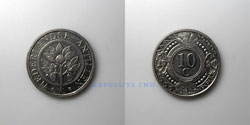 Antillas Holandesas 10 centavos 1990
