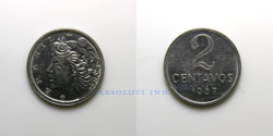 Brasil 2 centavos 1967