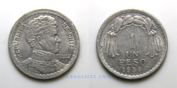 Chile 1 Peso 1954