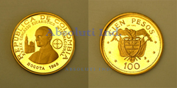 100 Pesos Oro 1968