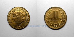 2 centavos 1955
