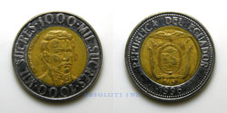 Ecuador 1000 Sucre 1996