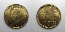 Espa&ntilde;a 1 peseta 1980