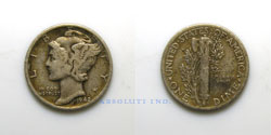 Estados Unidos 10 centavos 1942
