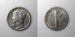 Estados Unidos 10 centavos 1945