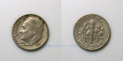 Estados Unidos 10 centavos 1968