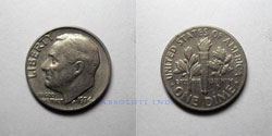Estados Unidos 10 centavos 1973