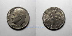 Estados Unidos 10 centavos 1978