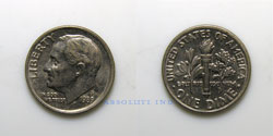 Estados Unidos 10 centavos 1998P