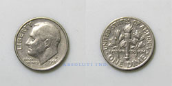 Estados Unidos 10 centavos 1998P