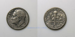 Estados Unidos 10 centavos 1994D
