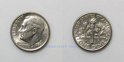 Estados Unidos 10 centavos 1998P