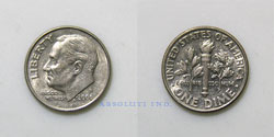 Estados Unidos 10 centavos 2000P