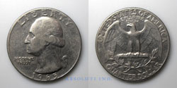 Estados Unidos 1/4 de Dolar 1965