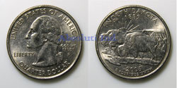 Estados Unidos 25 centavos 2006P