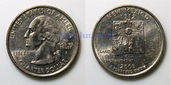 Estados Unidos 25 centavos 2008P