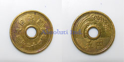 Jap&oacute;n 5 Yenes 1949