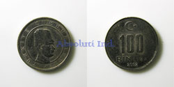 Turquia 100000 Liras de 2002