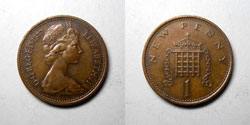Inglaterra 1 New Penny 1977